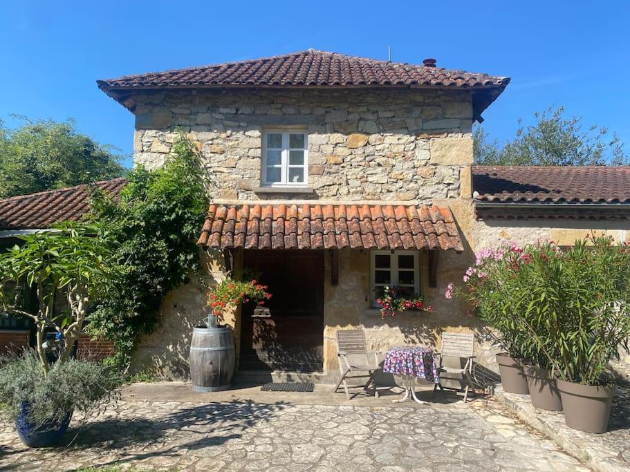 Vakantiehuis La Poire, Op Landgoed Aan De Dordogne Prudhomat ภายนอก รูปภาพ