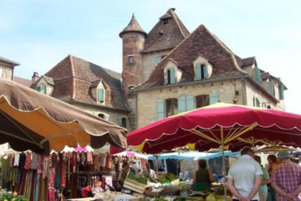 Vakantiehuis La Poire, Op Landgoed Aan De Dordogne Prudhomat ภายนอก รูปภาพ