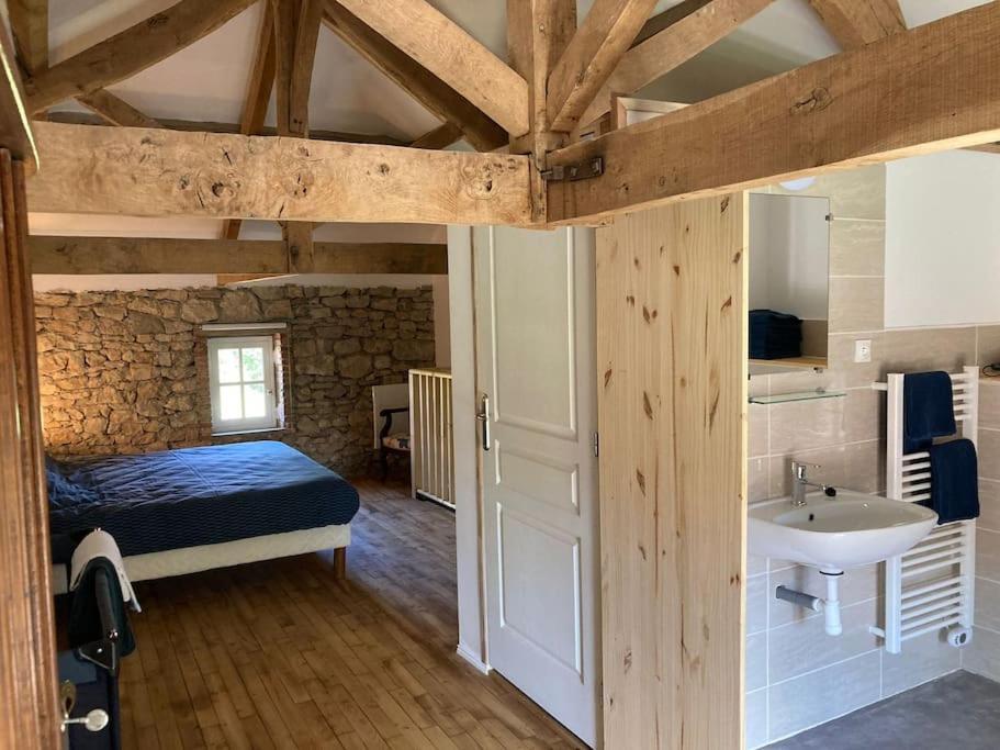 Vakantiehuis La Poire, Op Landgoed Aan De Dordogne Prudhomat ภายนอก รูปภาพ