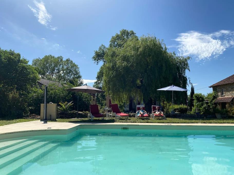 Vakantiehuis La Poire, Op Landgoed Aan De Dordogne Prudhomat ภายนอก รูปภาพ