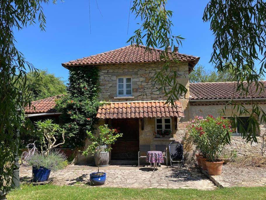 Vakantiehuis La Poire, Op Landgoed Aan De Dordogne Prudhomat ภายนอก รูปภาพ